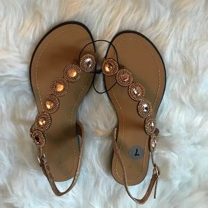 Rose Gold Madeline Stuart Sandals